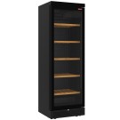 Vitrine cave à vins ventilée 382 litres - 5 niveaux - sans cadre - NOIRE - Diamond