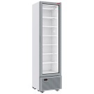 Vitrine ventilée négative vitrée 221 litres - 7 niveaux fixes - BLANCHE - Diamond