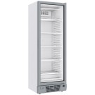 Vitrine ventilée négative vitrée 382 litres - 5 niveaux fixes - BLANCHE - Diverso