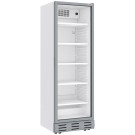 Vitrine ventilée positive 382 litres BLANCHE avec caisson lumineux - Diverso