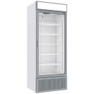 Vitrine ventilée positive 715 litres BLANCHE avec caisson lumineux - Diamond