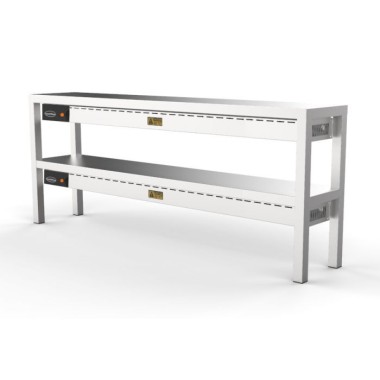 Etagère chauffante en céramique 2 niveaux - Combisteel