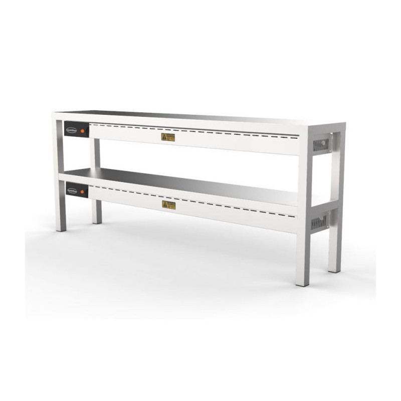 Etagère chauffante en céramique 2 niveaux - Combisteel