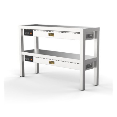 Etagère céramique chauffante 2 niveaux 1200 - Combisteel