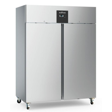 Congélateur 2 Portes 1300 L en Acier Inoxydable Ventilé -18°C à -22°C - ECOFROST
