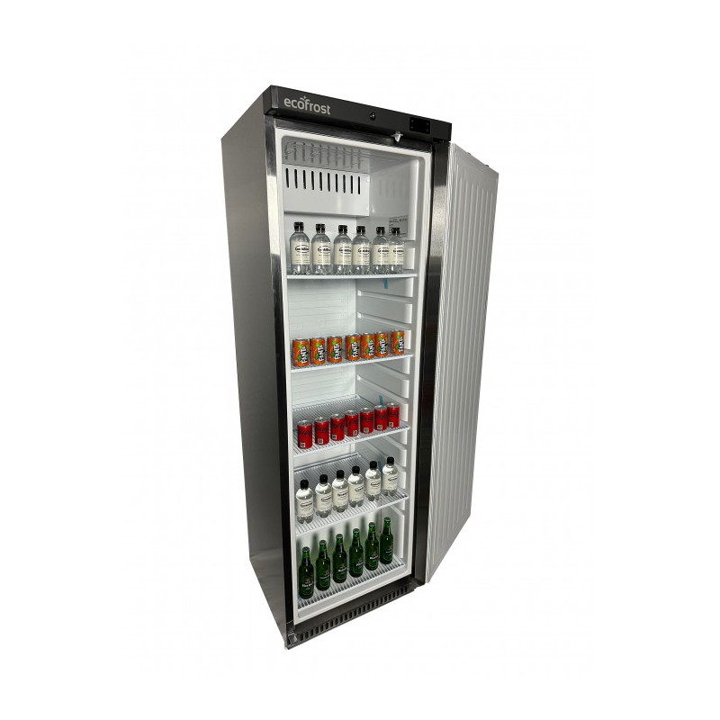 Réfrigérateur 1 porte 400 L Statique avec ventilateur - Classe A Affichage numérique Porte réversible - Combisteel