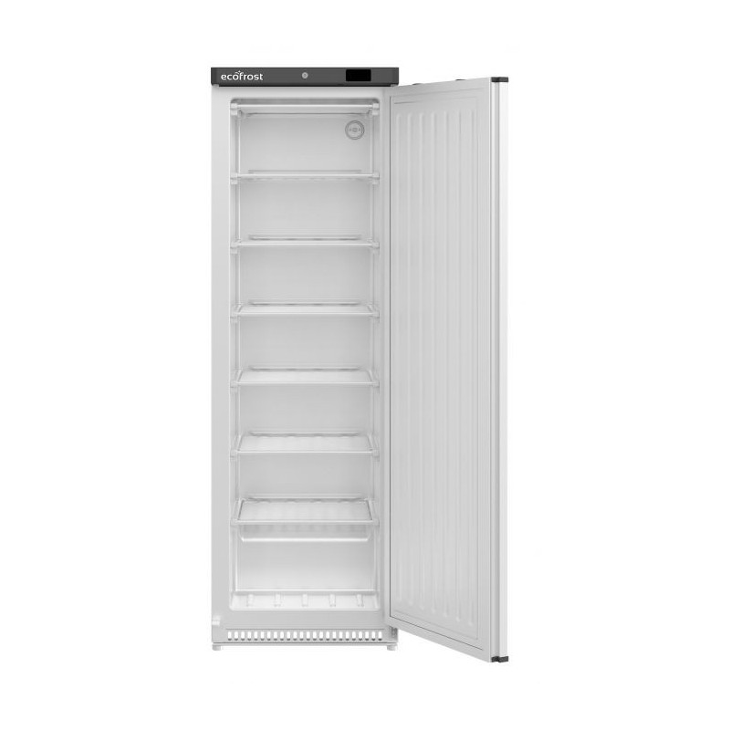 Congélateur blanc 400 L Statique Ecofrost avec affichage numérique porte réversible et verrouillable - Combisteel