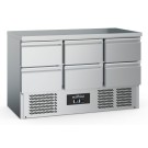 Table réfrigérée positive 6 tiroirs - Combisteel