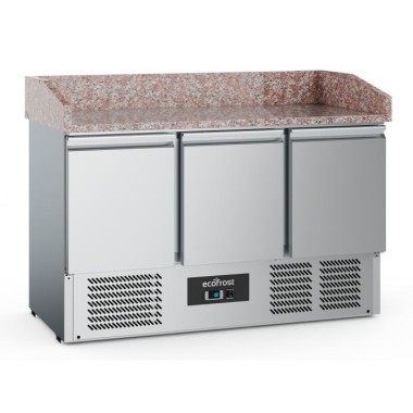Table pizza 3 portes - Combisteel
