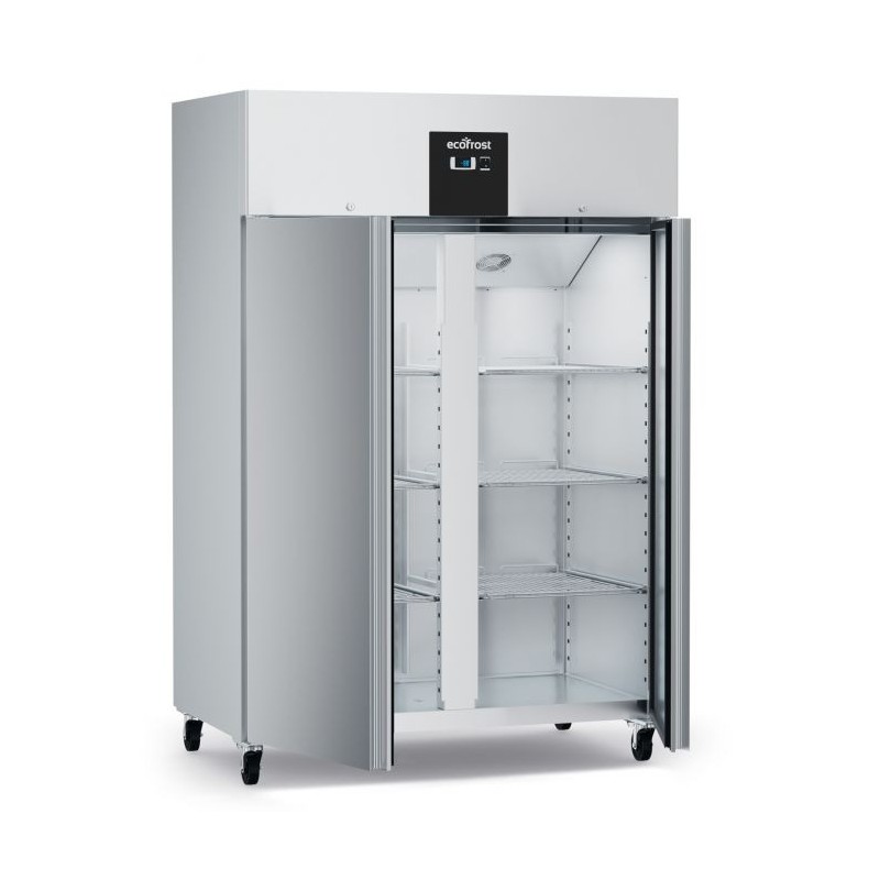 Congélateur Professionnel Inox 1200 L - Ecofrost, 2 Portes, Ventilé, Durabilité & Performance