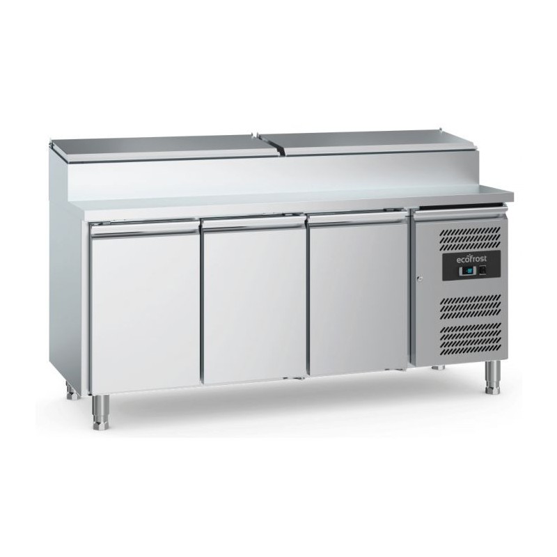 Saladette 3 portes 8 bacs GN1/3 - Combisteel