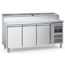 Saladette 3 portes 8 bacs GN1/3 - Combisteel