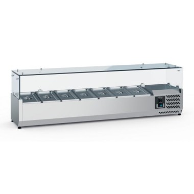 Saladette réfrigérée à poser 1/4 GN X7 - Combisteel