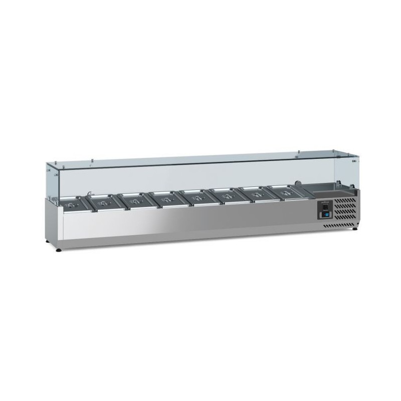Présentoir réfrigéré 1/4 GN X8 - Combisteel