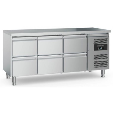 Table réfrigérée 6 tiroirs - Combisteel