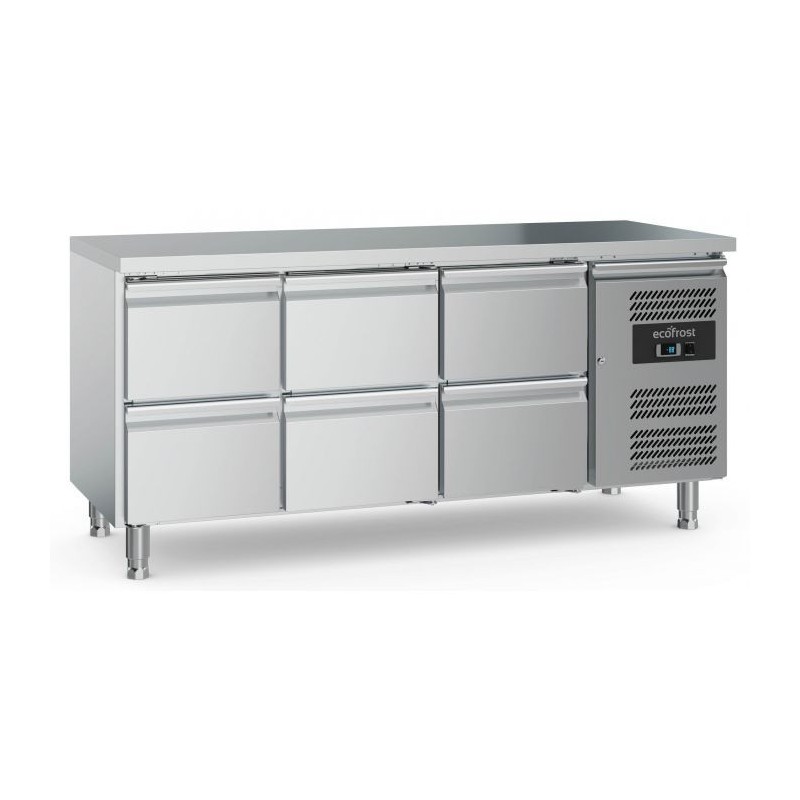 Table réfrigérée 6 tiroirs - Combisteel