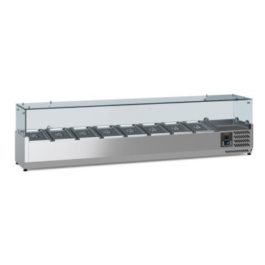 Saladette à poser 1/3 GN X 8 - Combisteel