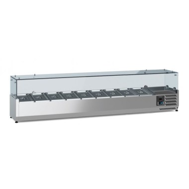 Saladette réfrigérée 1/3 GN X 9 - Combisteel