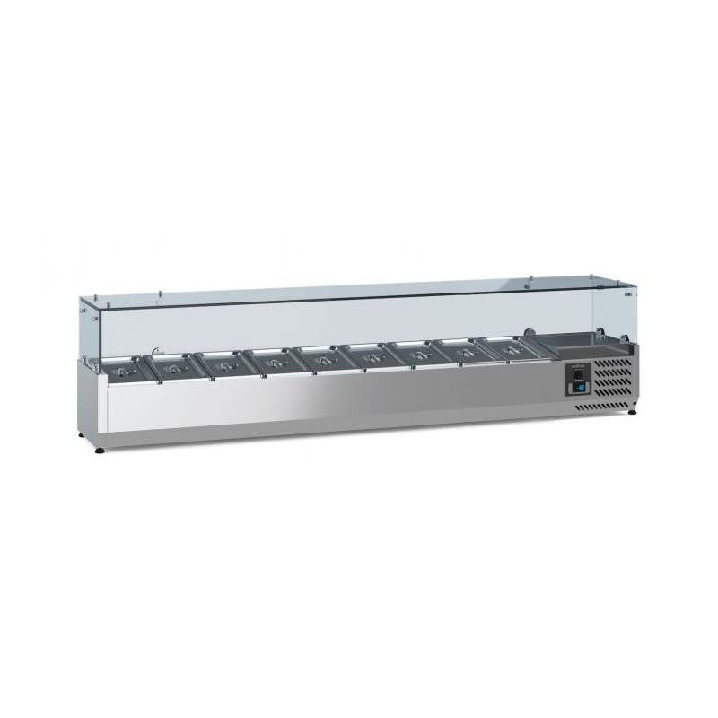 Saladette réfrigérée 1/3 GN X 9 - Combisteel