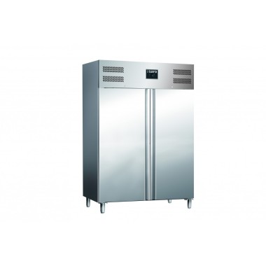Réfrigérateur professionnel 2 portes 1300 litres acier inox contrôle numérique DIXELL - Saro