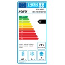 Réfrigérateur professionnel 129 litres avec refroidissement statique porte verrouillable - Saro
