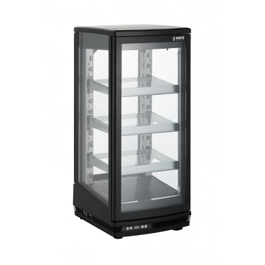Vitrine réfrigérée 93 Litres noire - Saro