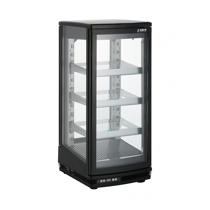 Vitrine réfrigérée 93 Litres noire - Saro