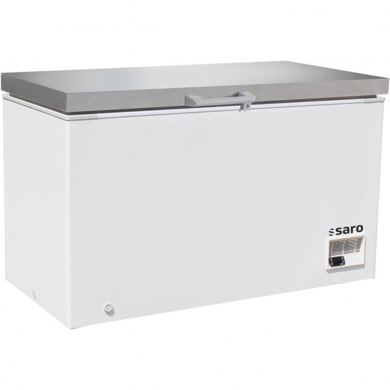 Congélateur bahut avec couvercle Inox 378 Litres - Saro