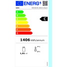 Vitrine réfrigérée noire 98 litres - Saro