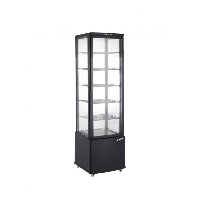 Vitrine réfrigérée noire 280 litres - Saro