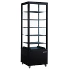 Vitrine réfrigérée 500 litres noire - Saro