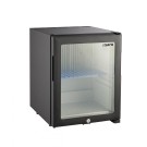 Minibar 28 Litres avec Porte Vitrée Éclairage LED Réglage Numérique - Saro