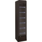 Réfrigérateur à boissons étroit noir 130L - Plage +2°C à +8°C - 6 grilles réglables - Éclairage LED - Saro