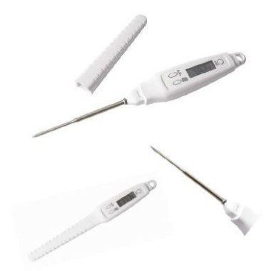 Thermomètre blanc à capteur numérique - Saro