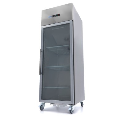Congélateur vitré  700 L - 3 étagères réglables 2/1 GN - Maxima