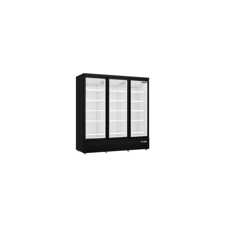 Armoire réfrigérée 3 portes vitrées 1664 L - Température réglable + Éclairage LED - Saro