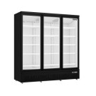 Armoire réfrigérée 3 portes vitrées 1664 L - Température réglable + Éclairage LED - Saro