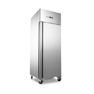 Réfrigérateur à poisson inox 600L - 7 bacs 60x40cm - température réglable - sur roulettes - Maxima