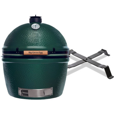 Big Green Egg 2XL : Kamado Géant avec Berceau de Table pour Événements Conviviaux