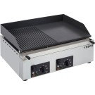 Plancha GPK 610 1/2 rainurée - Saro