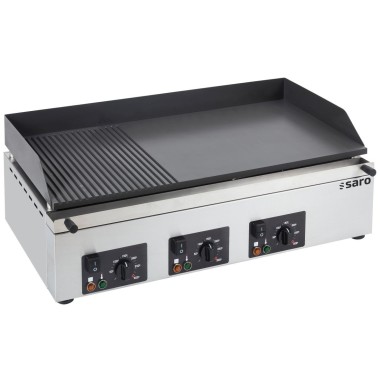 Plancha GPK 810 1/3 rainurée 2/3 lisse - Saro