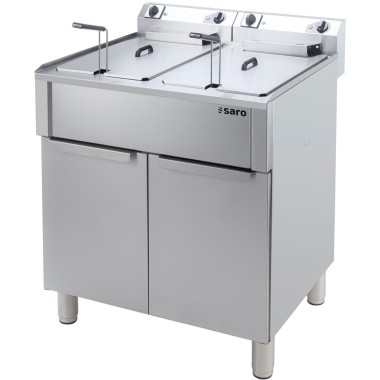 Friteuse électrique 10 + 10 litres - Saro
