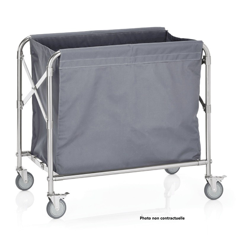 Sac à linge de 78 x 42 x 63.5 cm pour chariot 4414200 - WAS Germany