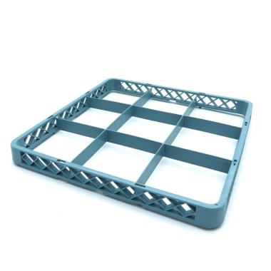 Extension de panier en verre pour lave-vaisselle - 50 x 50 cm - 9 compartiments - Maxima