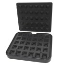Moule à Tartelette - Carré - 41/23 mm - 30 pieces - Maxima