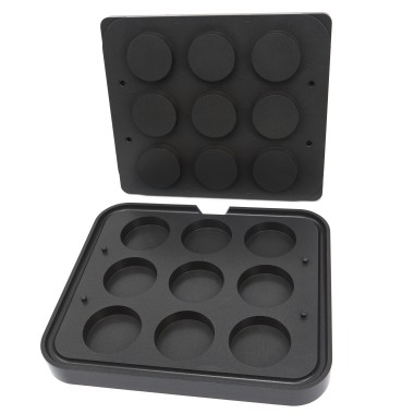Moule à Tartelette - Cylindre - 80 mm - 9 pieces - Maxima
