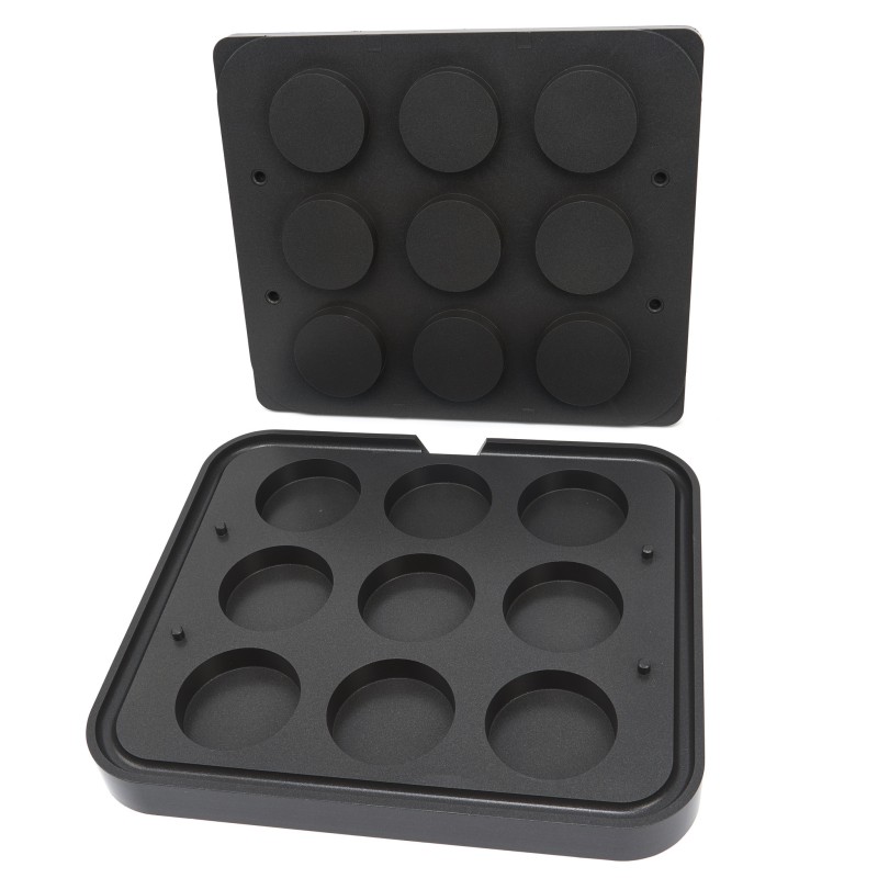Moule à Tartelette - Cylindre - 80 mm - 9 pieces - Maxima