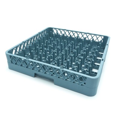 Panier à assiettes pour lave-vaisselle - 50 x 50 cm - 64 compartiments - Maxima