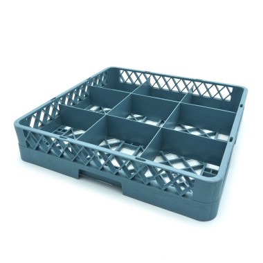 Panier en verre pour lave-vaisselle - 50 x 50 cm - 9 compartiments - Maxima