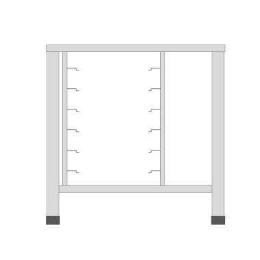 Table pour Steamer 3X + 4X 1/1 GN - Maxima